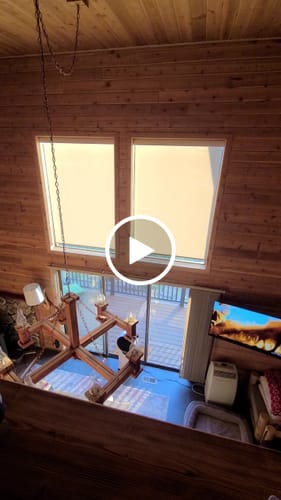 Customer video review of SmartWings Motorized Light Filtering Solar Shades 1%/3%/5% Openness Aventus