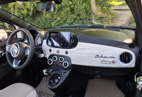 Customer photo review of 2+32G Android 12 Autoradio Navi Radio WIFI Carplay für Fiat 500 500C 2016-2020