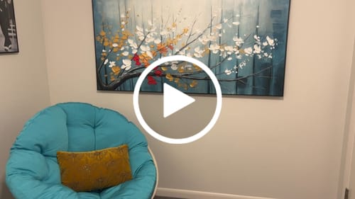 Customer video review of Flower And Tree Painting #FT 052