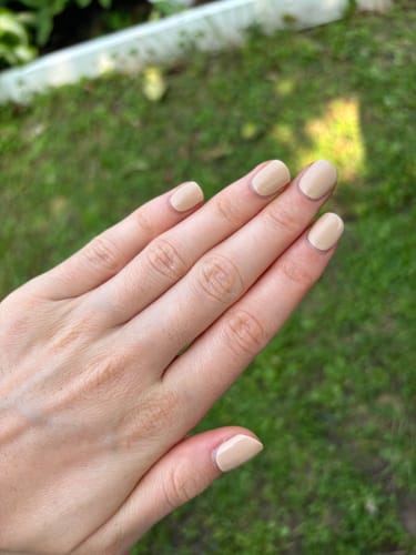 Kundenbewertung mit Foto zu UV Gel: Toasted Almonds