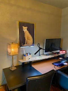 Customer photo review of Yellow Cheetah No2 Print