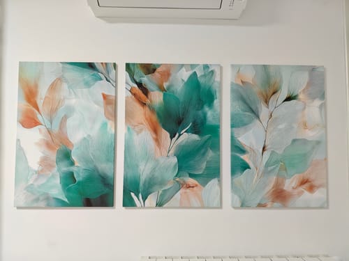 Recensione con foto di un cliente su Trittico personalizzato (3 Quadri da 50x75cm)