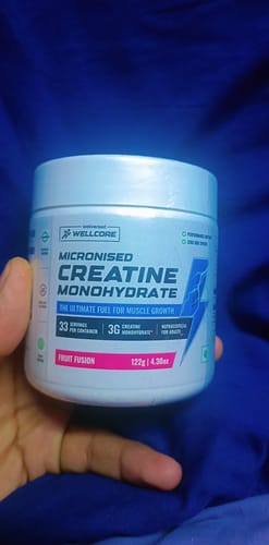 Customer photo review of Wellcore - Pure Micronised Creatine Monohydrate (122g, 33 Servings) Tropical Tango