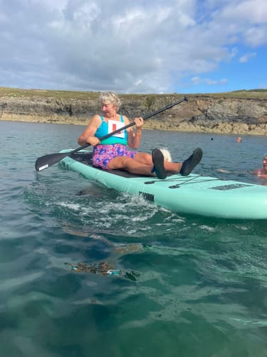 Customer photo review of BEACHBUM KAYAK CONVERSION SEAT