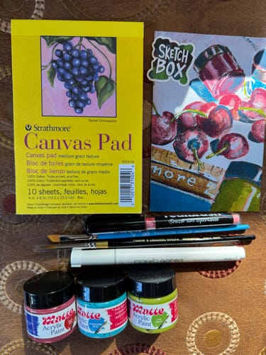 Customer photo review of Jewel Toned Mixed Media Grab Bag