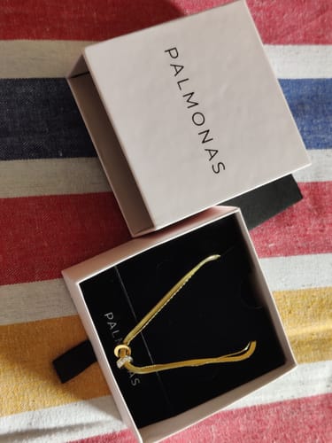 Customer photo review of Gilded Rings Layered Necklace