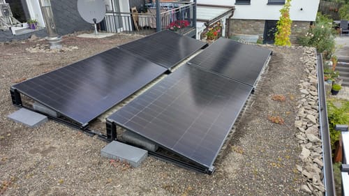 Customer photo review of Sicatron 2000W Balkonkraftwerk - 4x Jolywood 500 Watt - Marstek Jupiter C plus & Erweiterungsbatterie 5,12 kwh