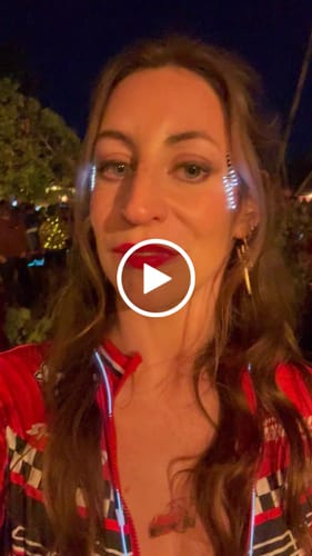Customer video review of Lightning: LED Face Stickers
