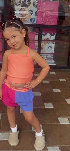 Customer photo review of active - peachy check