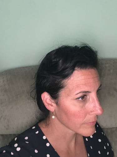 Customer photo review of Instant Dye Shampoo