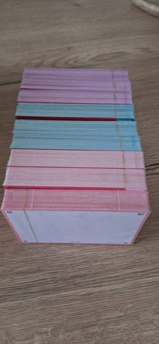 Avis photo d'un client sur Flashcards FLASH 2.0 OXFORD # 80 cartes 10,5 x 14,8 cm - ligné