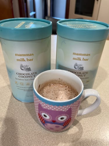 Customer photo review of Lactation Hot Chocolate - Coconut Chocolate