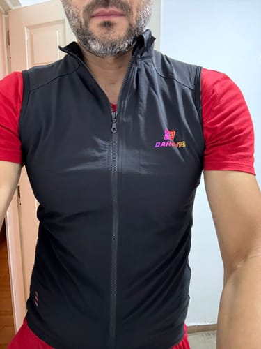 Customer photo review of HONEYCOMB THERMAL VEST - BLACK