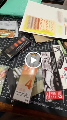 Customer video review of Fall Inspired Mixed Media Grab Bag