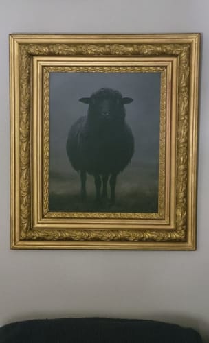 Customer photo review of Black Sheep Print