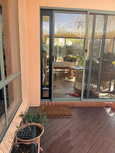 Customer photo review of Pet Door Inserts