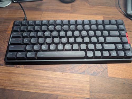 Customer photo review of IQUNIX MQ80 Aluminum Low Profile Mechanical Keyboard