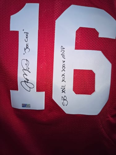 Customer photo review of Joe Montana Autograph Signing