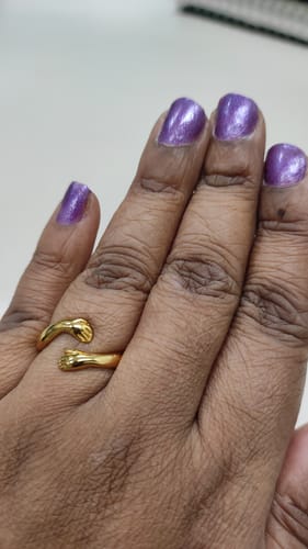 Customer photo review of Love Hug Ring