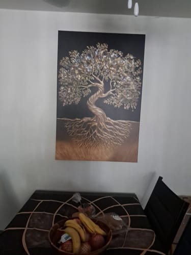 Customer photo review of 3D Minimalist Tree of Life Wall Art