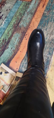 Customer photo review of MIss Black Victoria 4 High Boot - Black