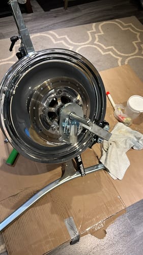 Customer photo review of Rabaconda Street Bike Tire Changer