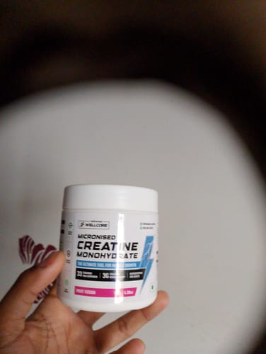 Customer photo review of Wellcore - Pure Micronised Creatine Monohydrate (122g, 33 Servings) Fruit Fusion