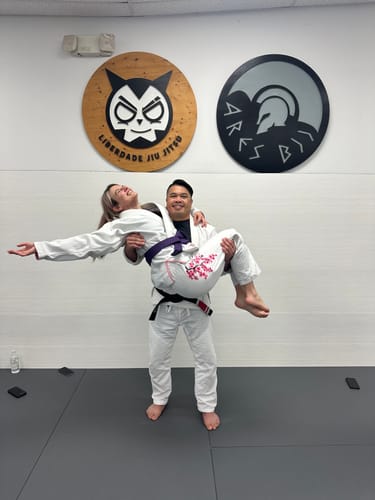 Customer photo review of Geisha Inspired BJJ Gi White