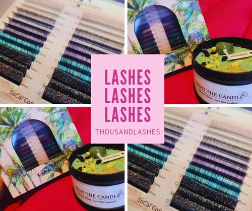 Customer photo review of 0.05 SOCAL COLLECTION COLOR LASHES MIXED LENGTH 10-16MM