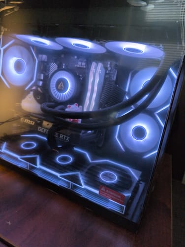 Customer photo review of Nollie FAN GC120 ARGB Cooling Fan Modular Stackable Splicing PWM Silent 120mm RGB Fans