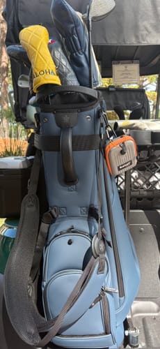 Customer photo review of LUX 9.5" 14-Way Hybrid Stand Bag: Blue Steel