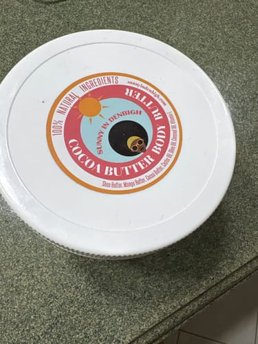 Customer photo review of Cocoa Butter Body Butter