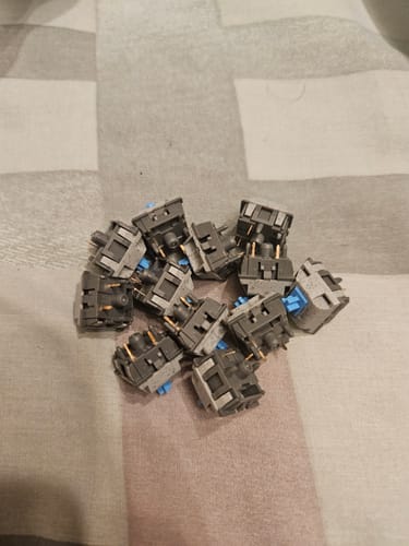 Customer photo review of KEYGEEK M1 LINEAR SWITCH FACTORY LUBED (10PCS)