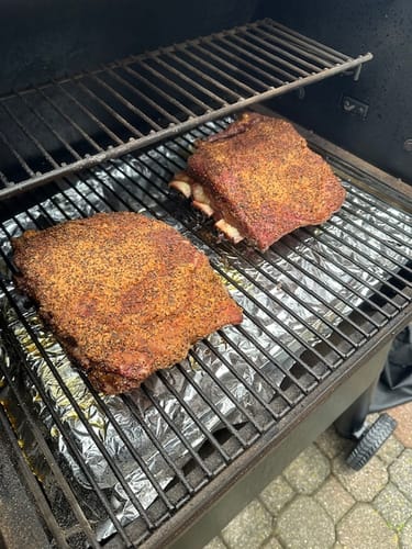 Customer photo review of Buy Bone-In Short Ribs, get FREE Meat Church Holy Cow Seasoning!