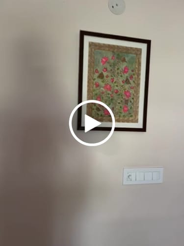 Customer video review of Madhubani Motifs Flower Vintage III, Madhubani Art