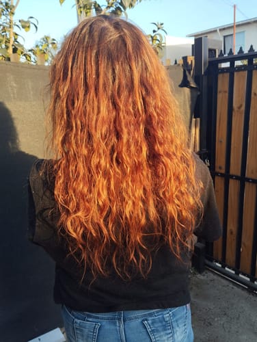 Customer photo review of Henna Jamila Hair - Cobrizo Natural y Duradero 👩🏼🦰