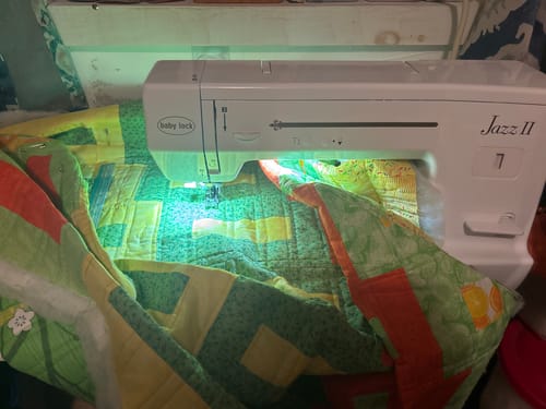 Customer photo review of Refurbished Baby Lock Jazz 2 Sewing & Quilting Machine