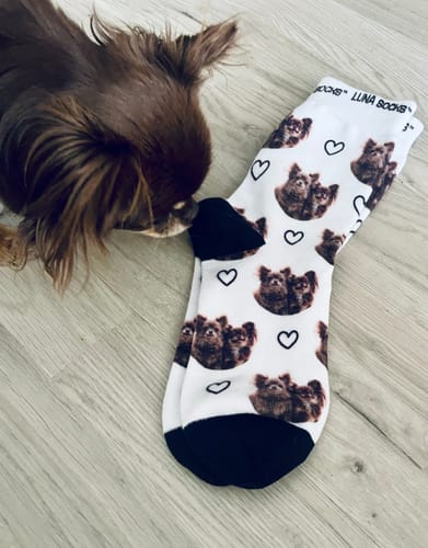 Patricia C. review of Personalisierte Socken mit deinem Haustier image 1 out of 1