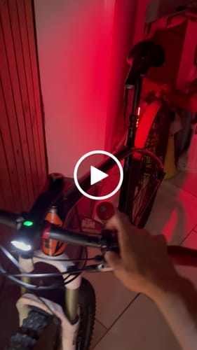 Customer video review of ALLTY 800 V2.0 Bike Light