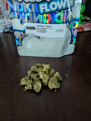 Customer photo review of Mimosa - 28 Grams - Minis (Indica)