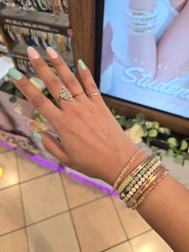 Customer photo review of SHE BELIEVED SHE COULD SO SHE DID - Rope Bracelet Collection (POS)