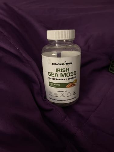 Customer photo review of Organic Irish Sea Moss With Bladderwrack and Burdock Root - 45 Servings