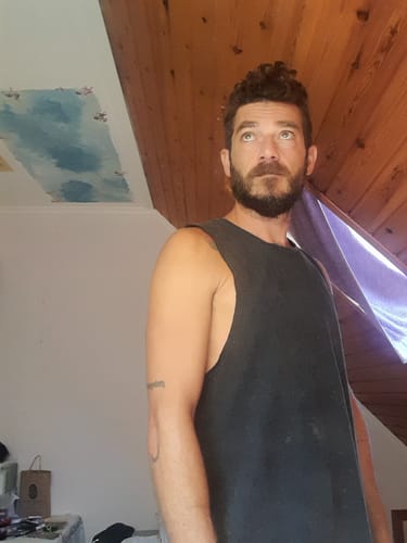 Customer photo review of Unisex Hemp Muscle Tank 2.0