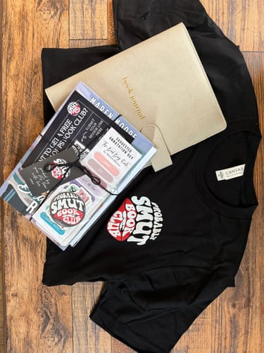 Customer photo review of smut slut book club subscription