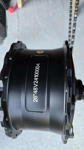 Customer photo review of BEZIOR Bicycle Brushless Motor Engine