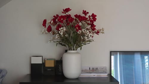 Customer photo review of Fleurs de Cire - Blanc (10 tiges)