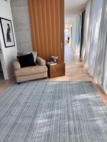 Customer photo review of Byron Ocean Wool Rug
