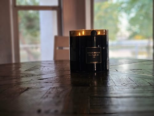 Customer photo review of Marshmallow Cashmere | Baby Big Ass Candle (150 oz, 300-500 hours)