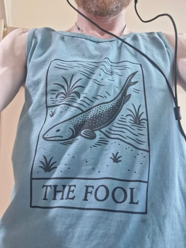 Customer photo review of The Devonian Fool Tank Top