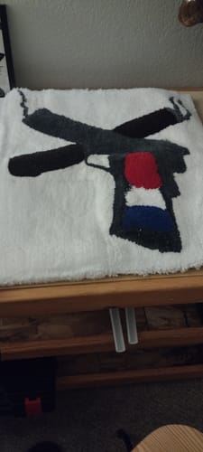 Customer photo review of Tuft Love Tufting Classes (Superior, CO)